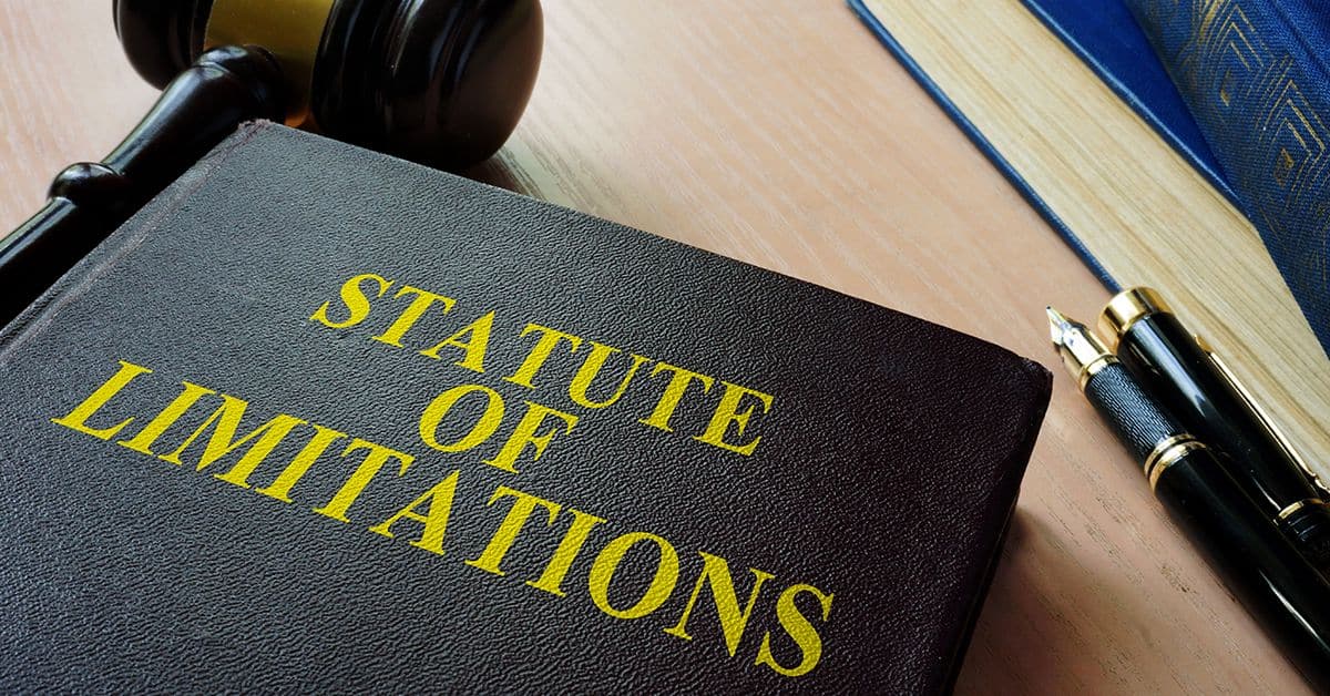 Statute of Limitations in a Personal Injury Claim