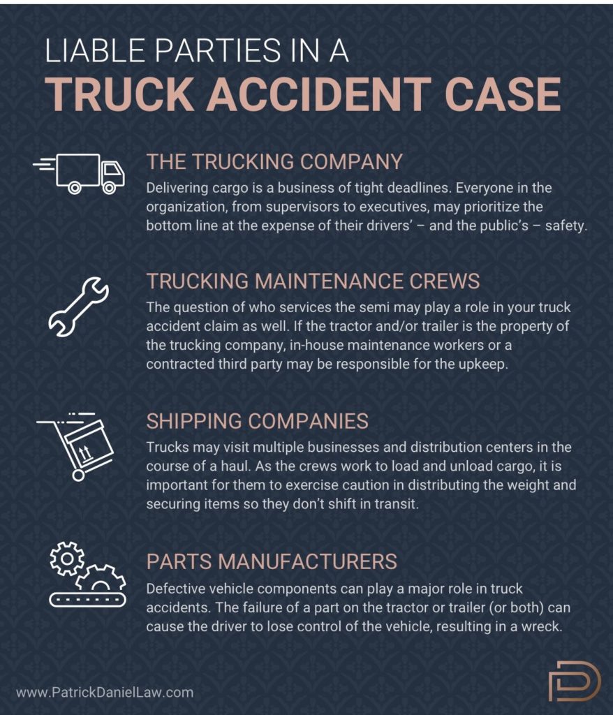 Who Is Liable for Trucking Accidents?