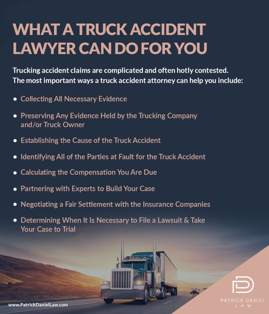 what a truck accident lawyer can do for you