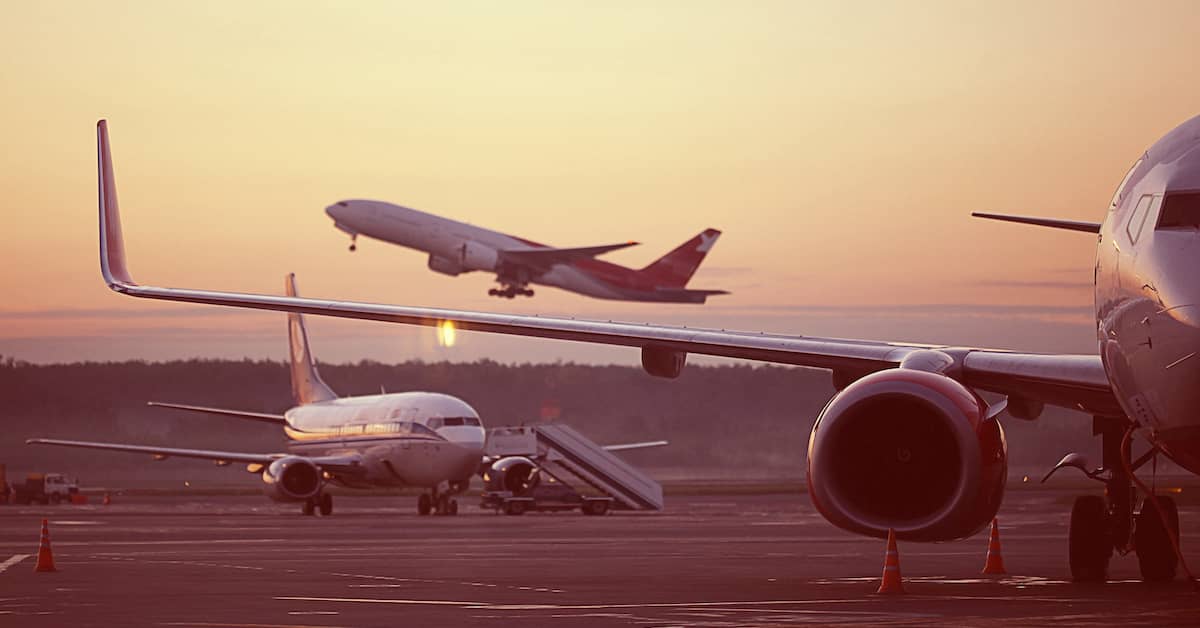 Planes on runway and taking off. | Patrick Daniel Law