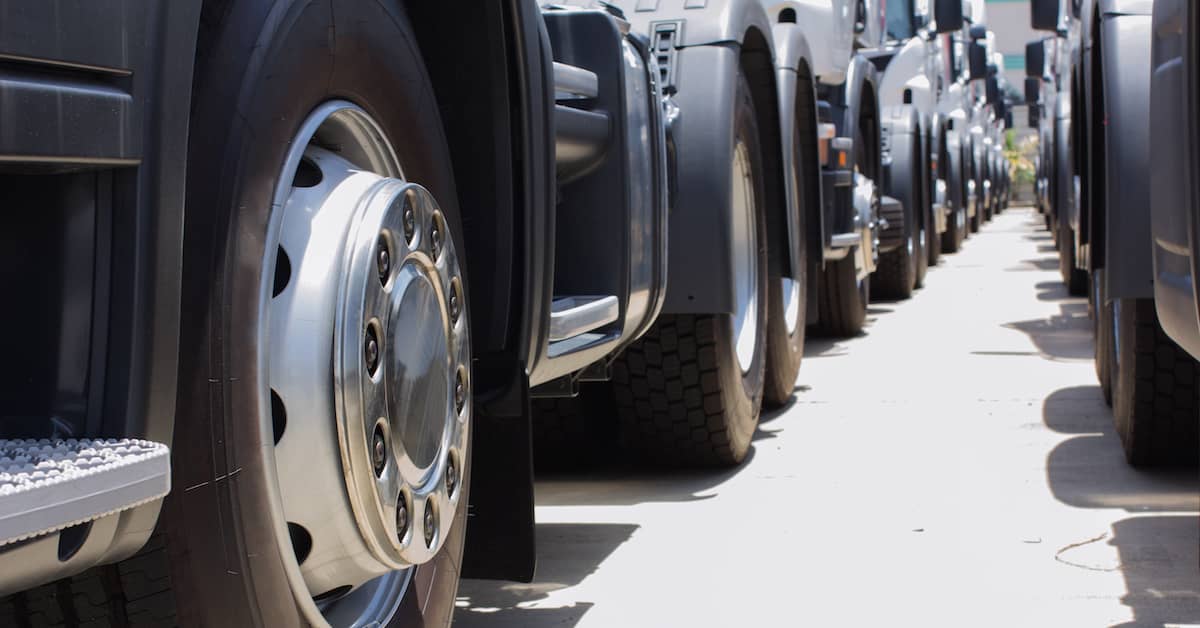 Wheels on 18-wheeler trucks. | Patrick Daniel Law